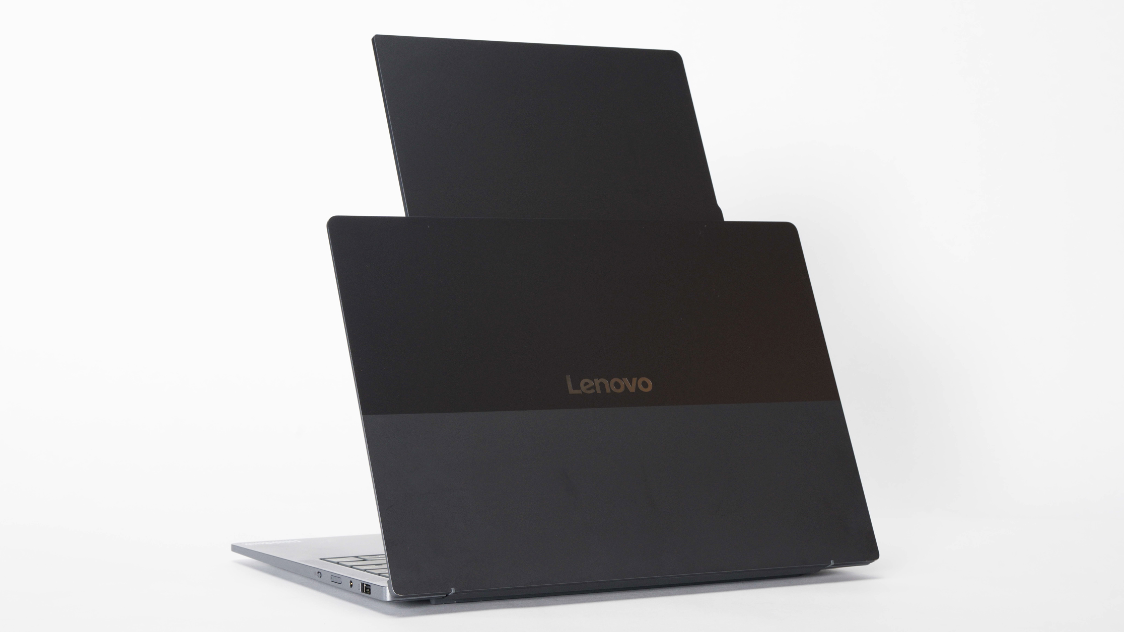 Photos and images of Lenovo's new concept laptop called the ThinkBook VertiFlex, which features a display that rotates from horizontal to vertical, were announced at IFA 2025 in Berlin, Germany.