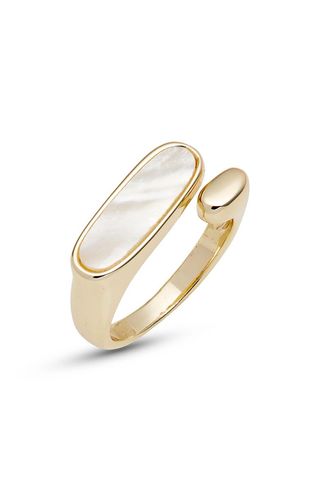 Mother-Of-Pearl Wrap Ring