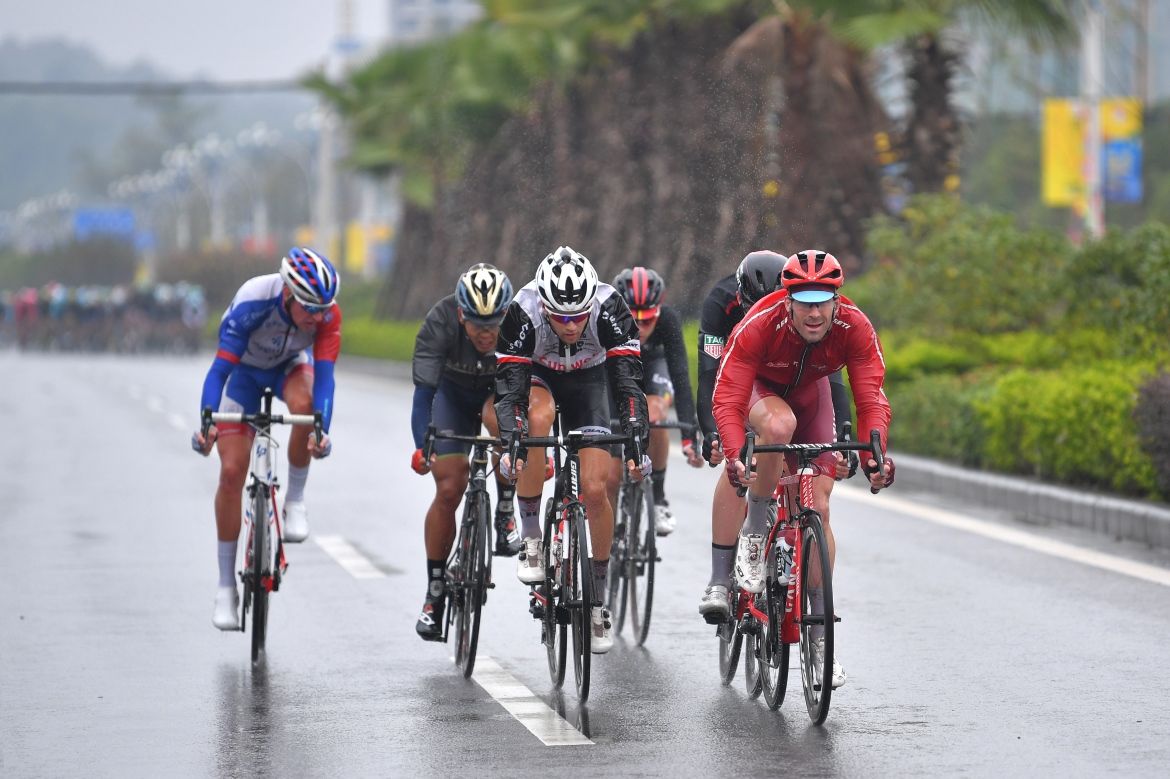 Six riders made it into the breakaway on stage 6 of the Tour of Guangxi