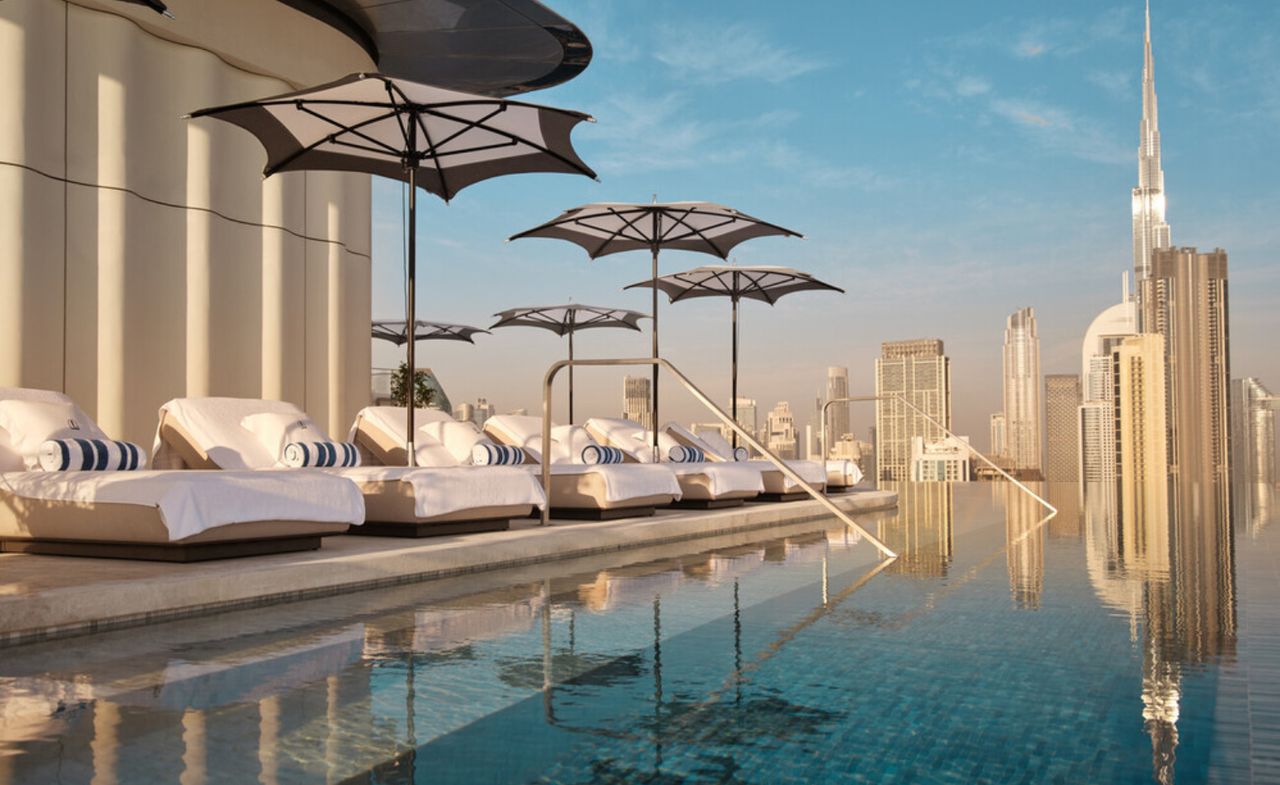 Infinity pool at The Lana Dubai