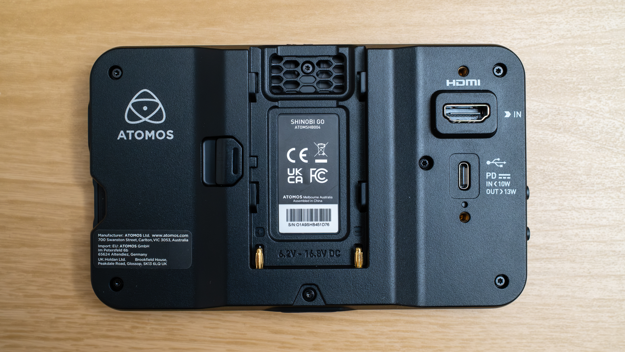 Shinobi Go back of monitor