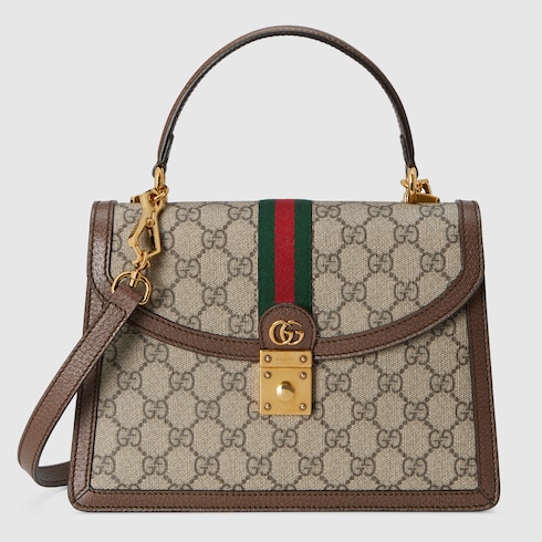 Ophidia Medium Top Handle Bag