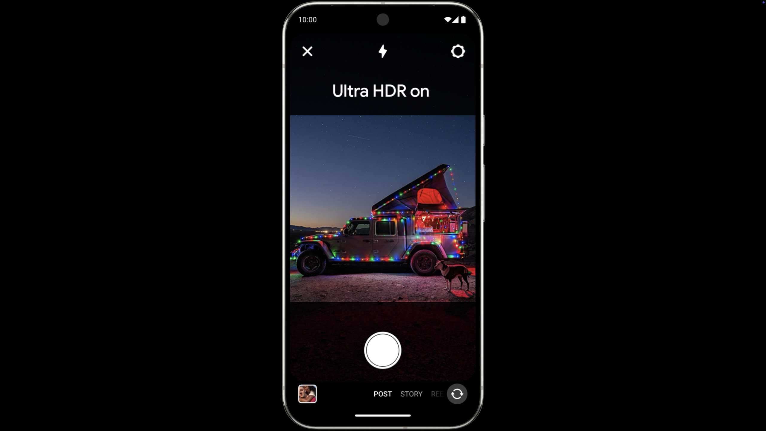 Ultra HDR capture in Instagram