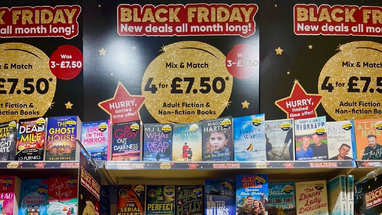 The Works Black Friday sale promo in stores