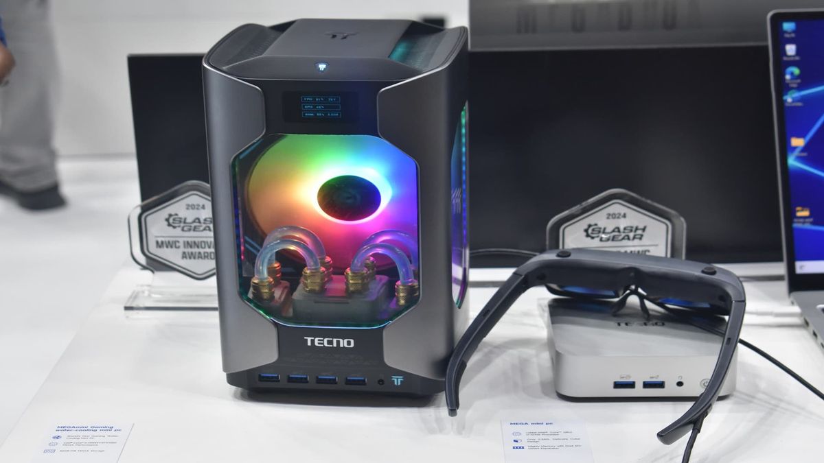 Tecno unveils the smallest water-cooled gaming PC, complete with Intel Core Ultra CPU and RTX 4060 GPU