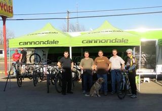 Image taking from Don Johle's Bike World's website shows shop staff: James, Don, Leo, Mitch, Preston, & Wes