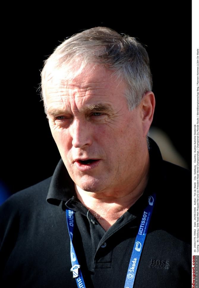 Former UCI president Pat McQuaid