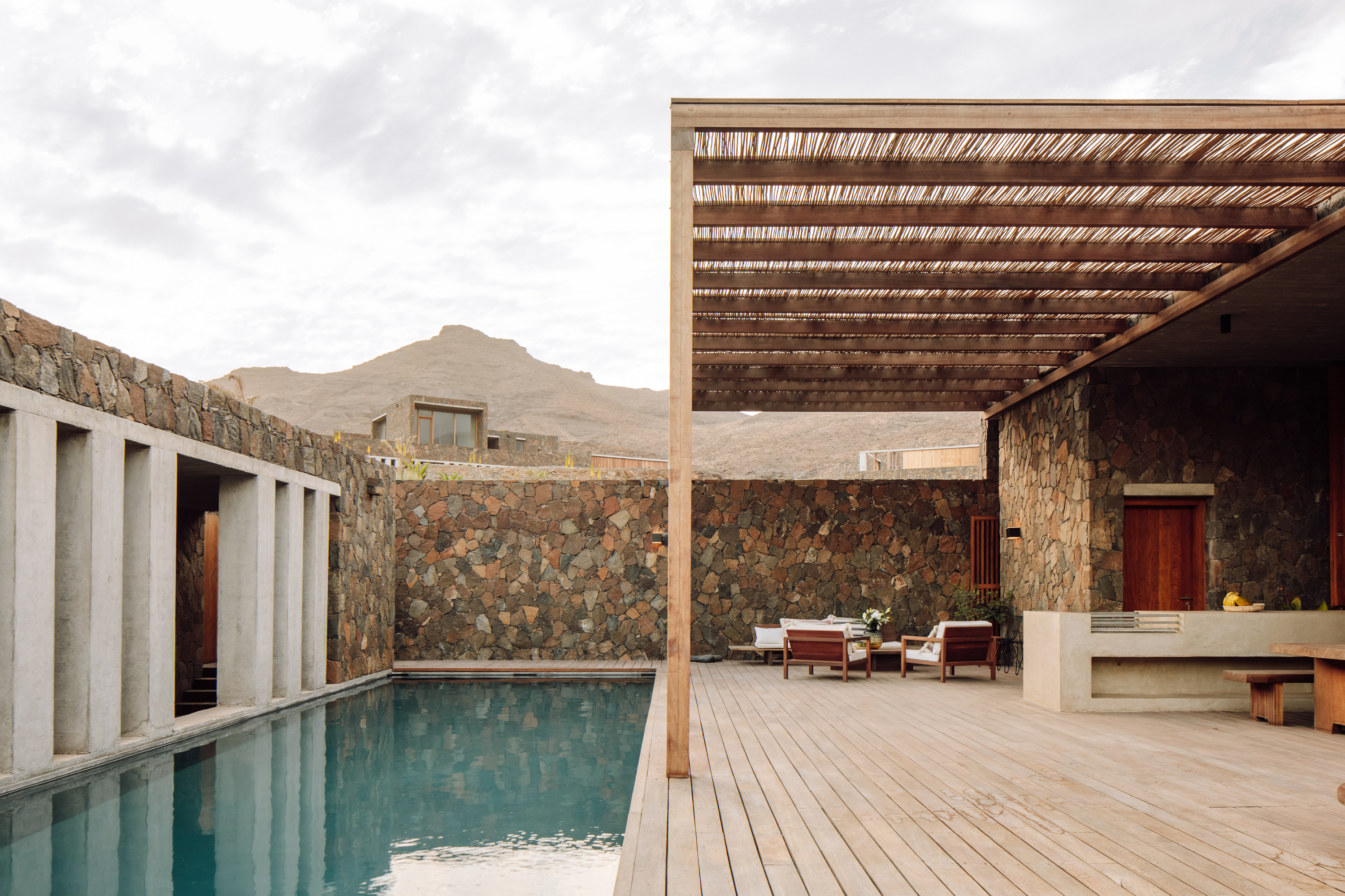 A series of villas in Cabo Verde synergise local craft and contemporary design