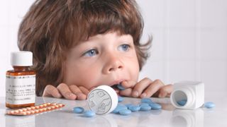Child eats tablets after he mistook them for sweets