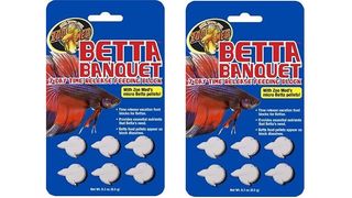 Packet of betta fish food