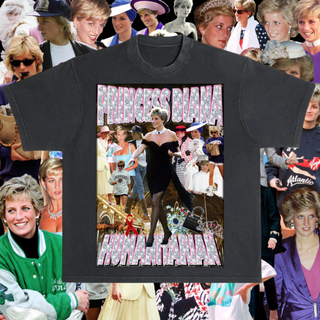 Übergroßes Princess Di Bootleg-T-Shirt