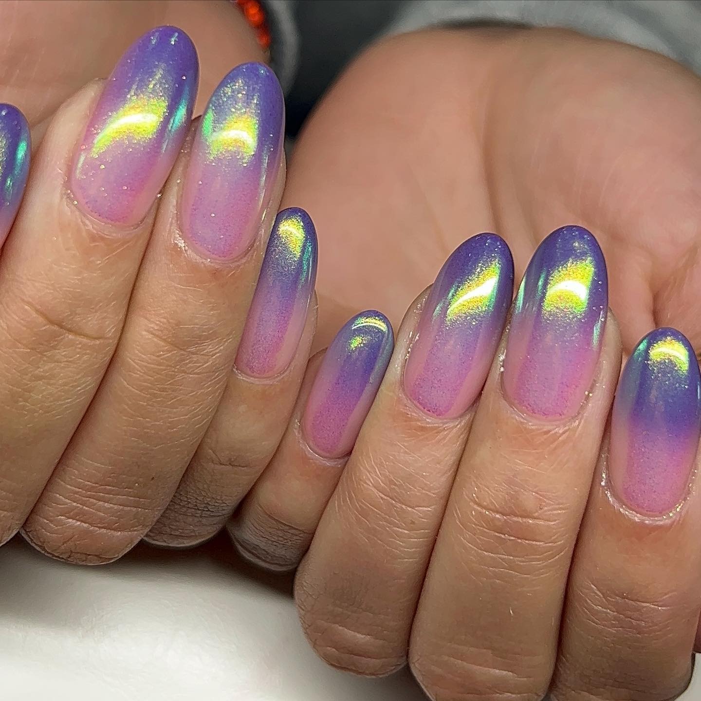 Glazed ombr&amp;eacute; nails