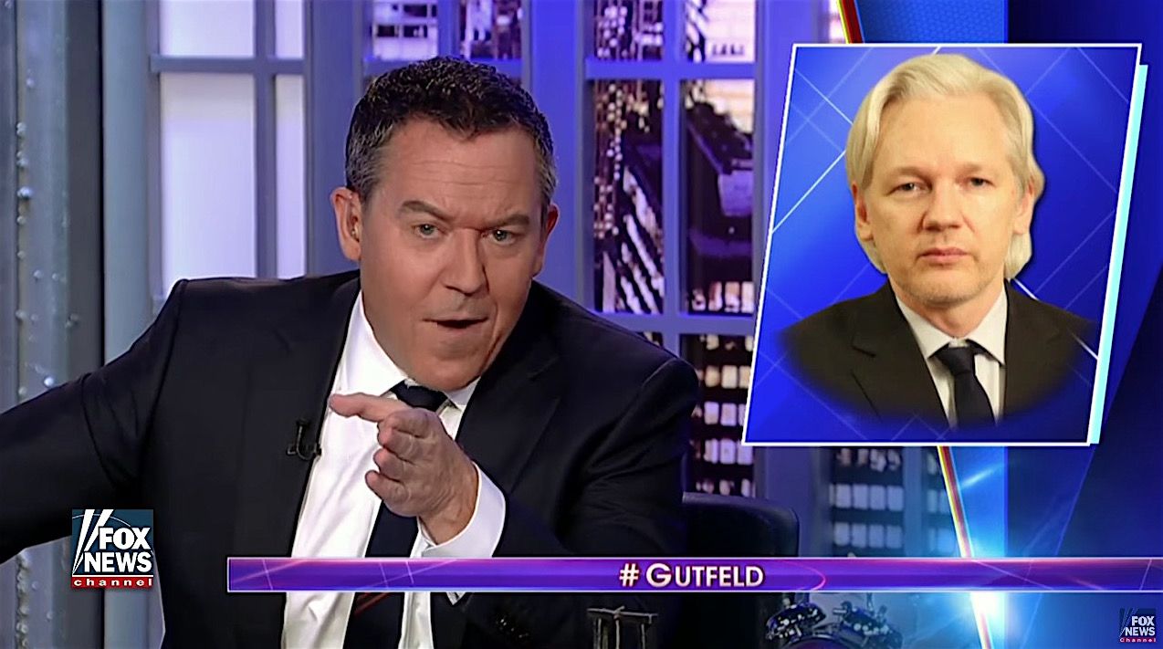 Greg Gutfeld asks his panel about Julian Assange