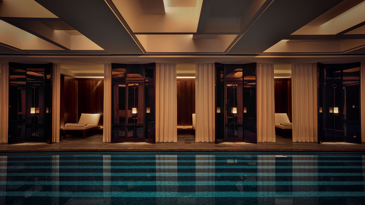 This subterranean Parisian spa feels like stepping into a hidden lagoon