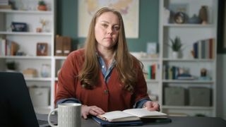 Kara Chamberlain in promotional image for docuseries "Somebody Knows Something"
