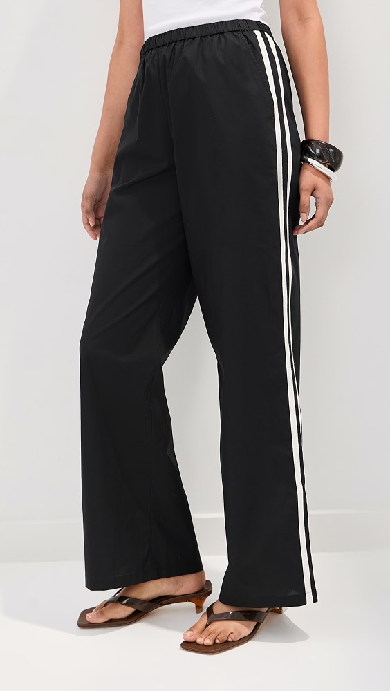Coley Poplin Pants - Black