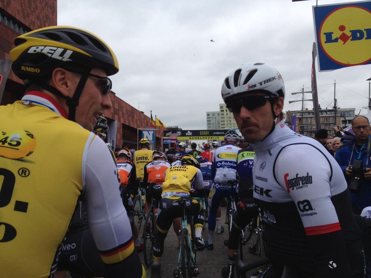 Fabian Cancellara on the start line
