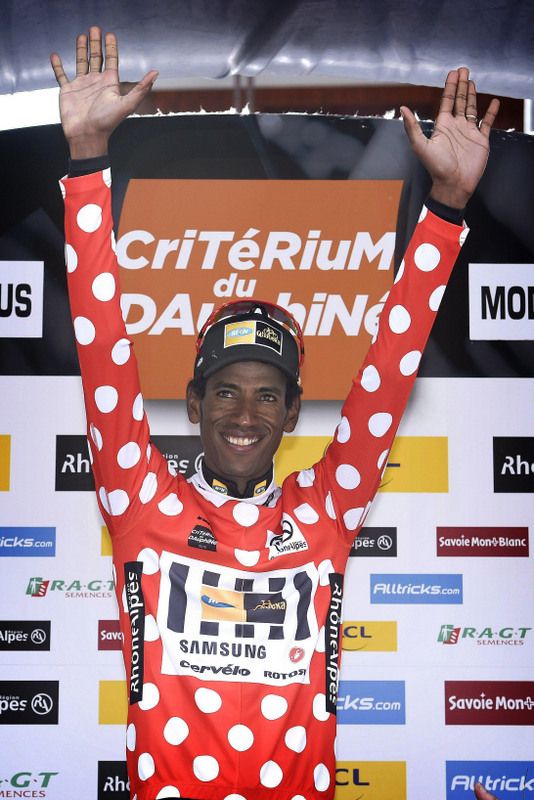 Daniel Teklehaimanot is thrilled to take home the KOM jersey
