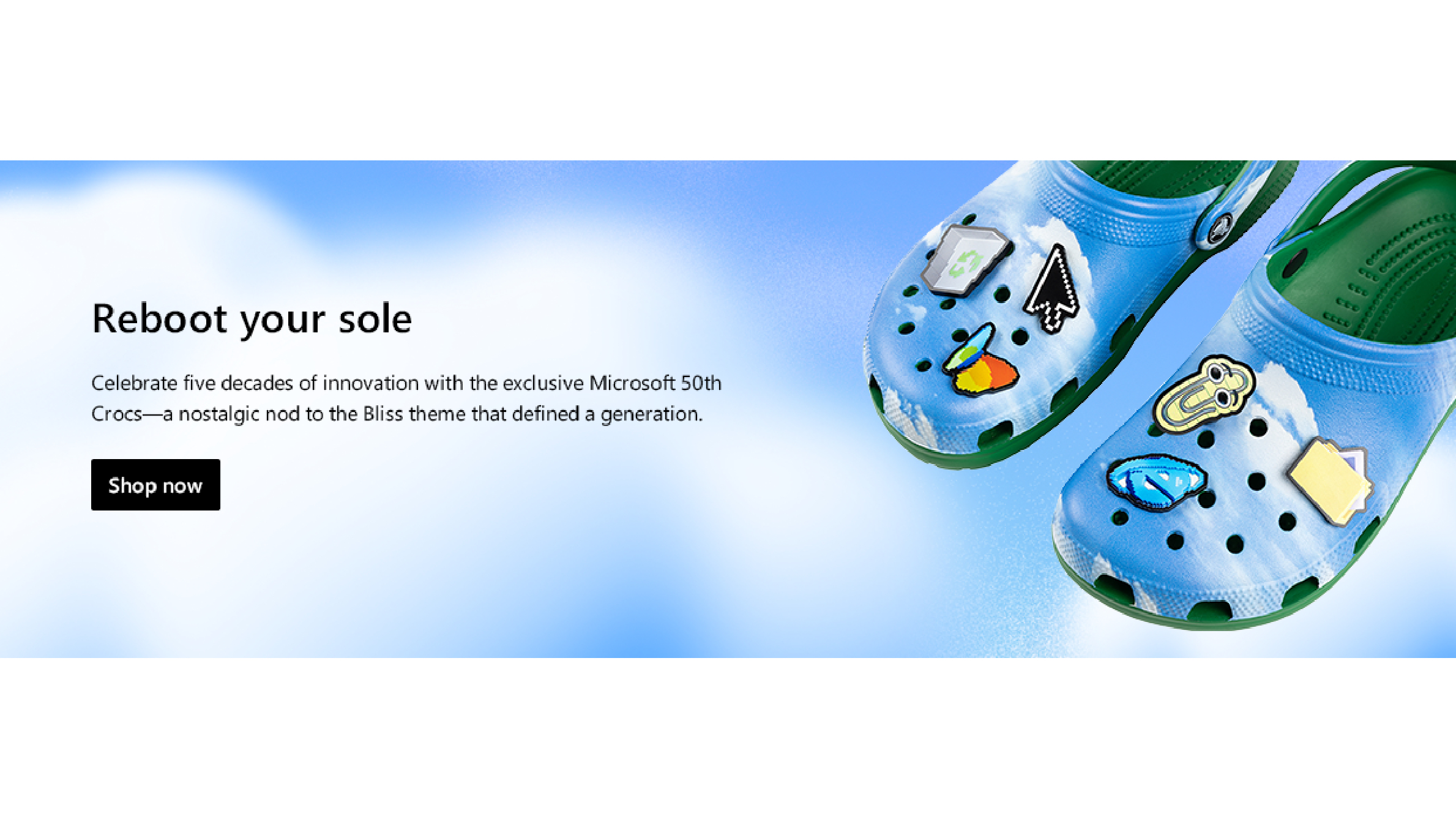 Microsoft 50º Crocs exclusivo (Windows XP Crocs)