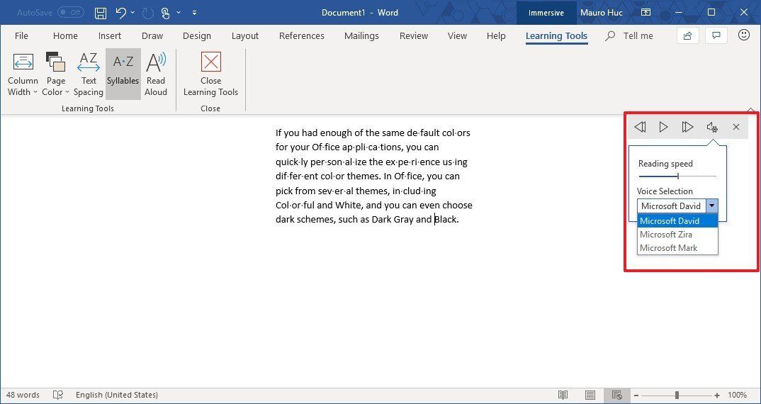 Word Tools Tutorial How to use Learning Tools in Microsoft Word | Windows Central