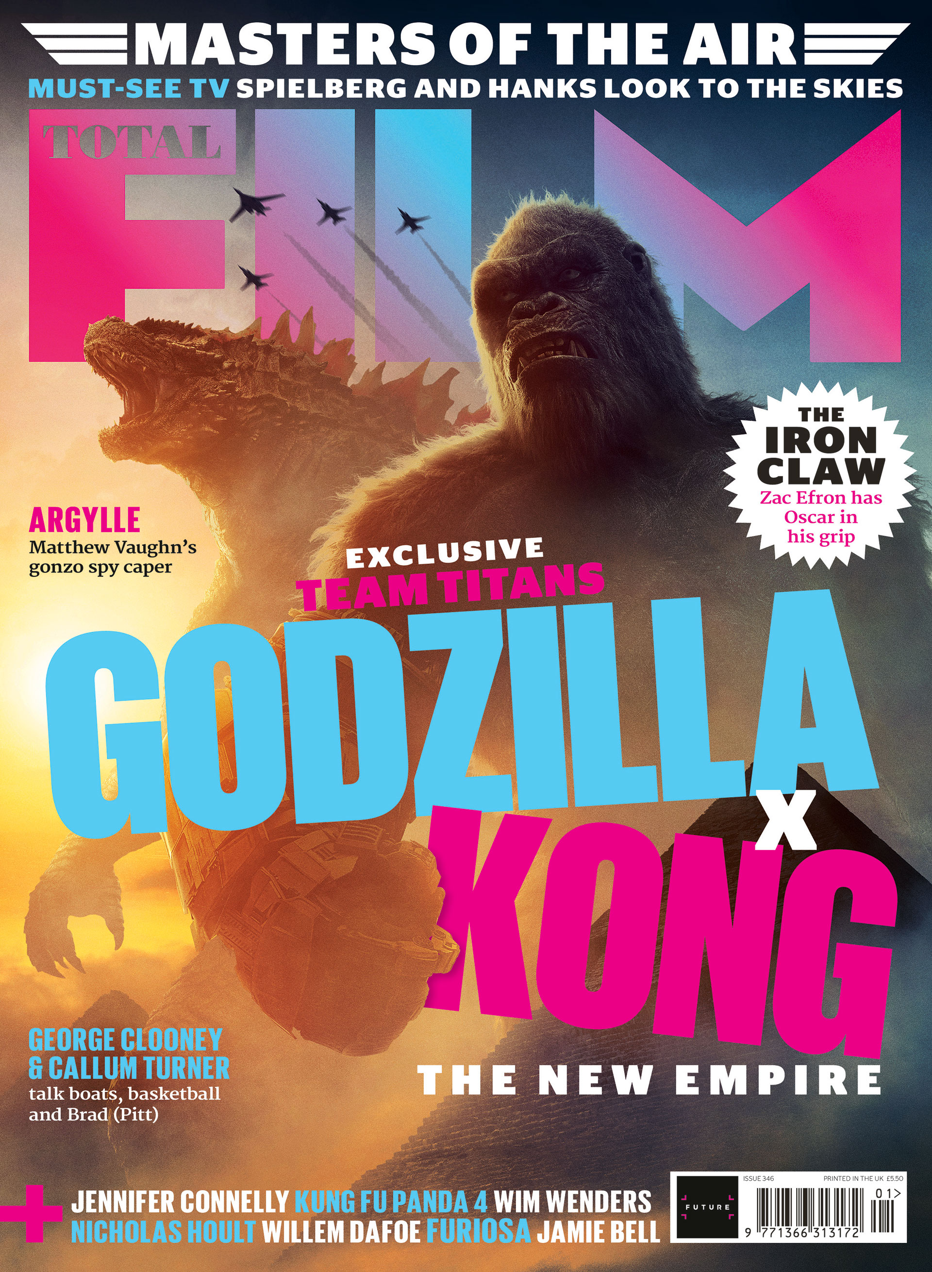 Das Cover von Godzilla x Kong: The New Empire von Total Film