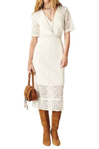 Anouk Lace Midi Dress