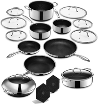 HexClad 12-Piece Hybrid Pots & Pans Set