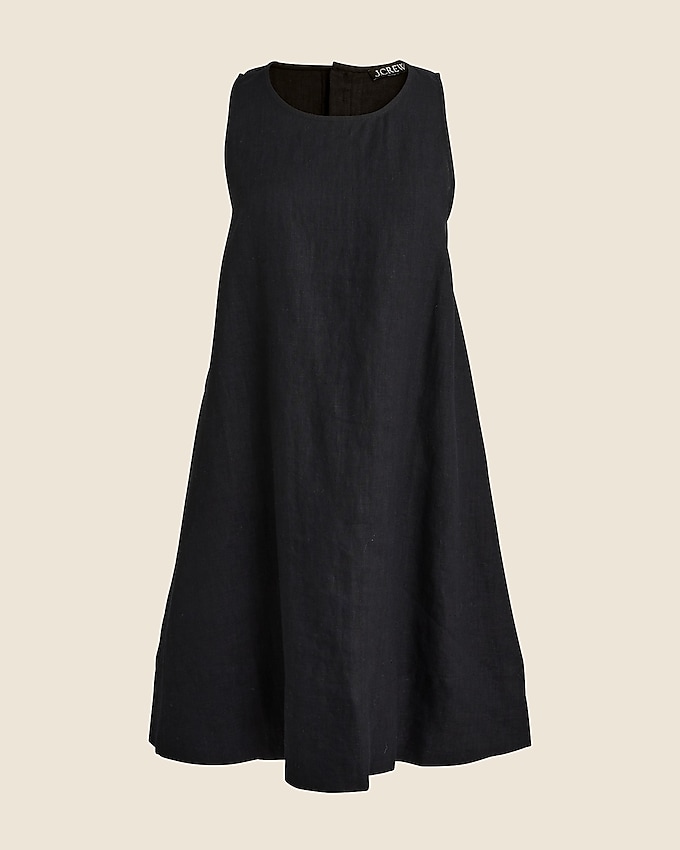 Maxine Button-Back Dress in Linen