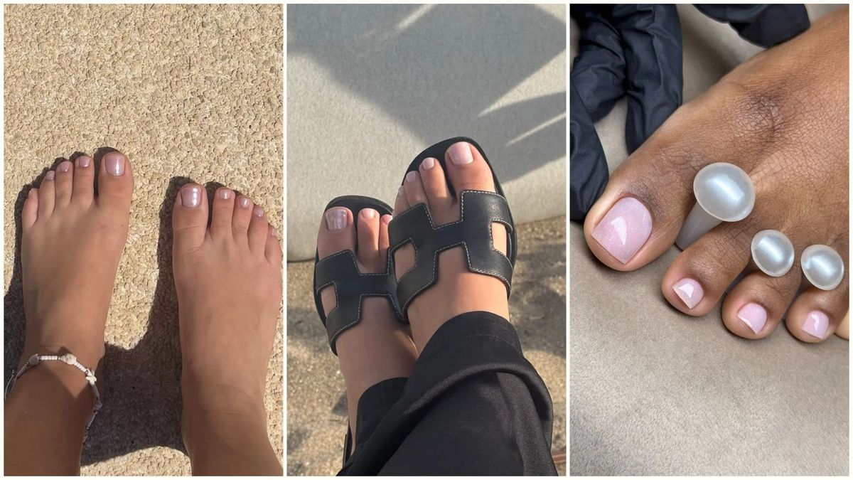 Not Milky, Not White—This Is the Pedicure That Cool Girls Will Be Wearing in Summer