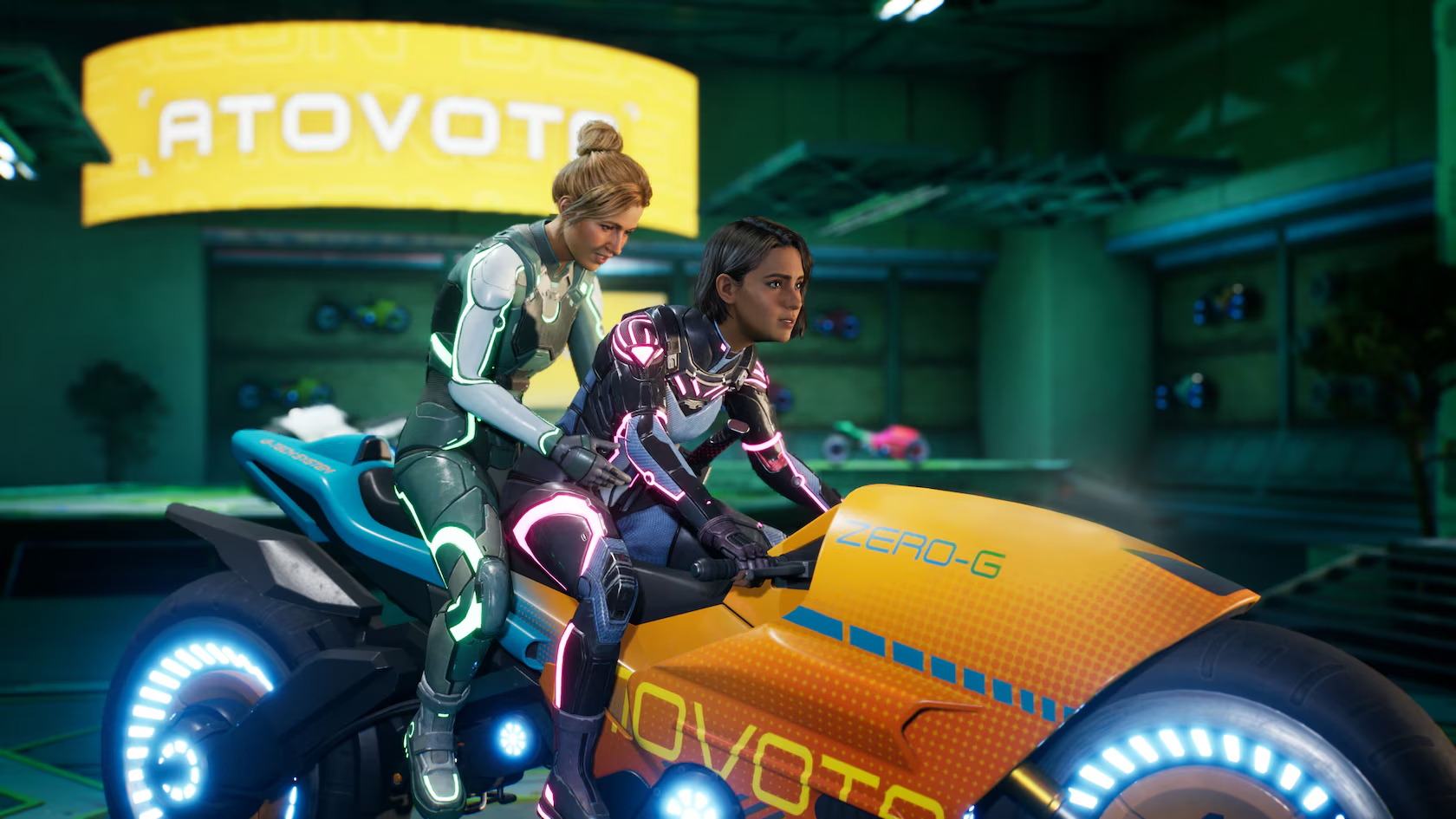 A screenshot of the protagonists from Split Fiction
