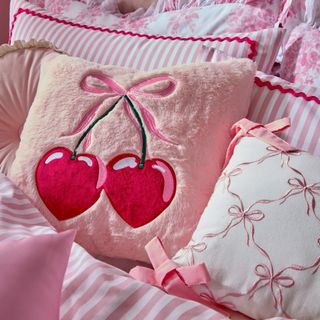 PRIMARK Cherry Cushion £10