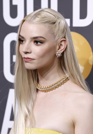 Anya Taylor-Joy attends the 80th Annual Golden Globe Awards at The Beverly Hilton on January 10, 2023 in Beverly Hills, California.