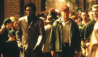 samuel l. jackson and bruce willis in Unbreakable