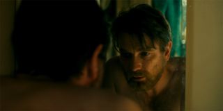 Dan Torrance looks in a mirror Doctor Sleep