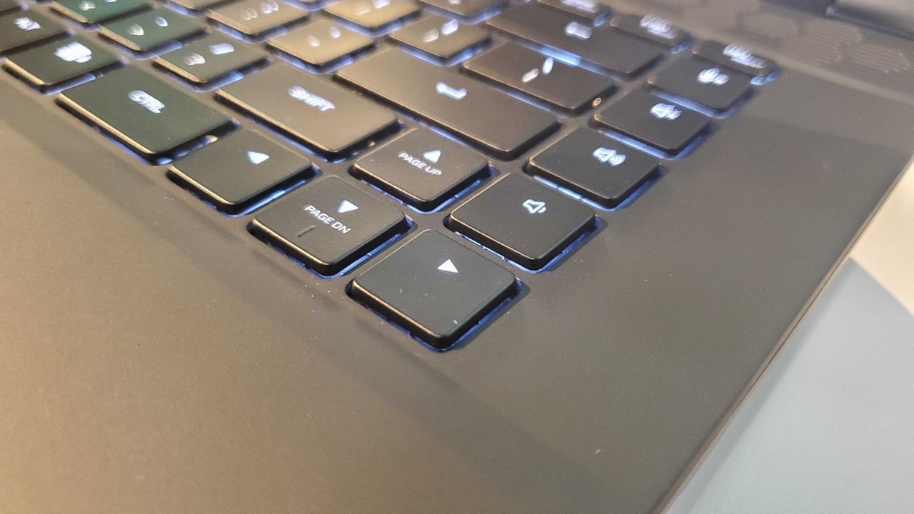 black gaming laptop