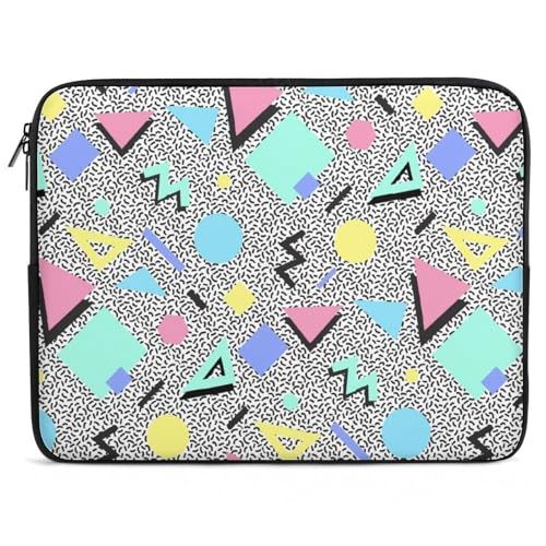 80s Geometric Triangle Laptop Sleeve