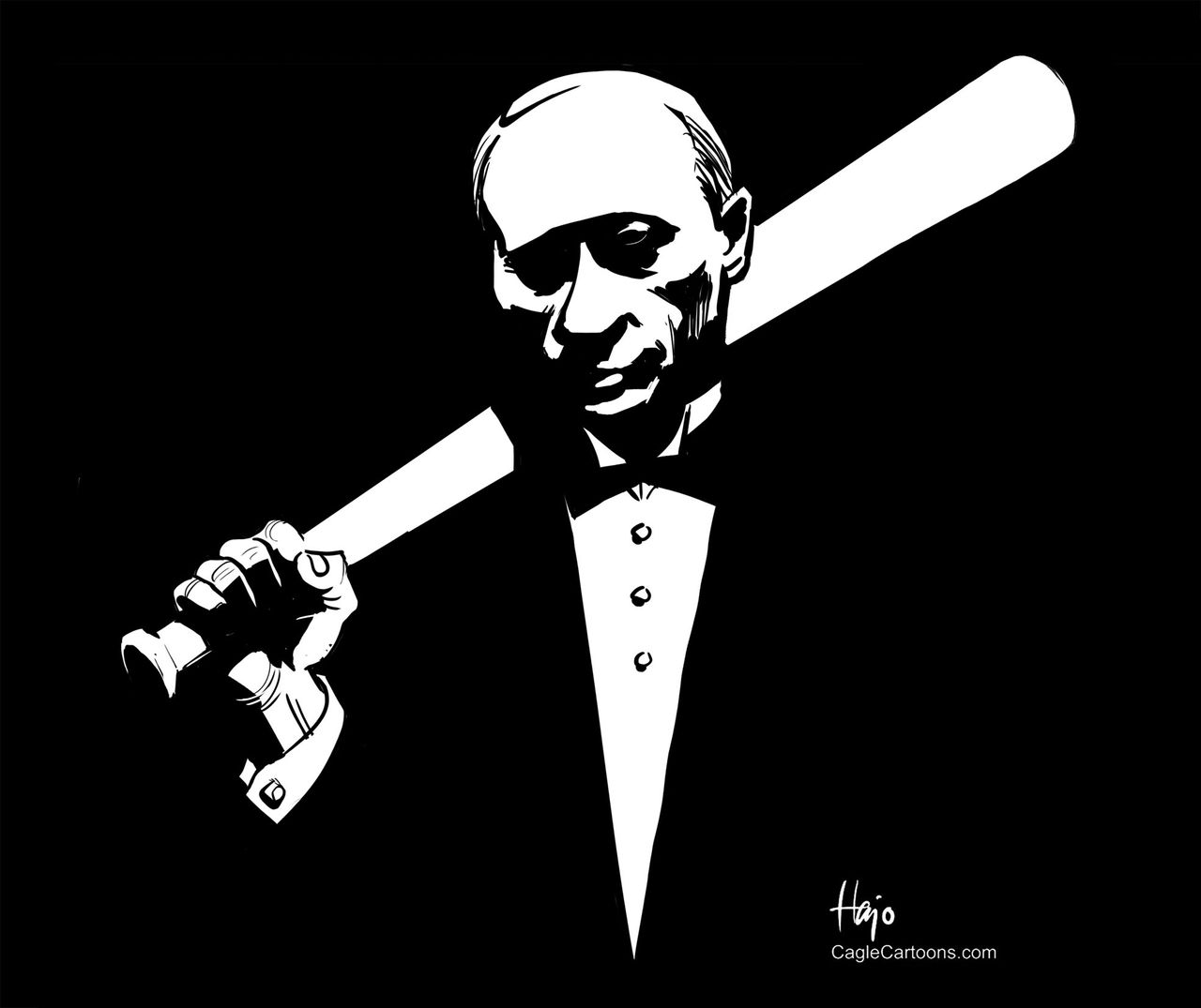 Political cartoon World Putin