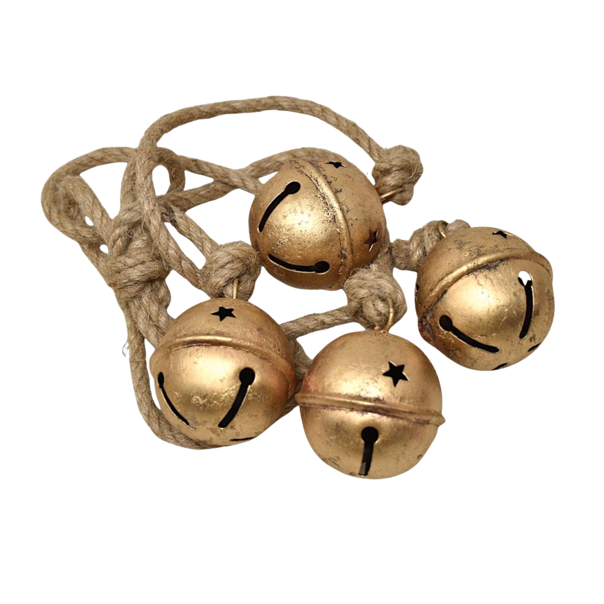 set of four jingle bells