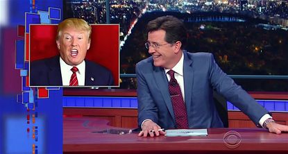 Stephen Colbert has some advice for the GOP elite: Embrace Trump