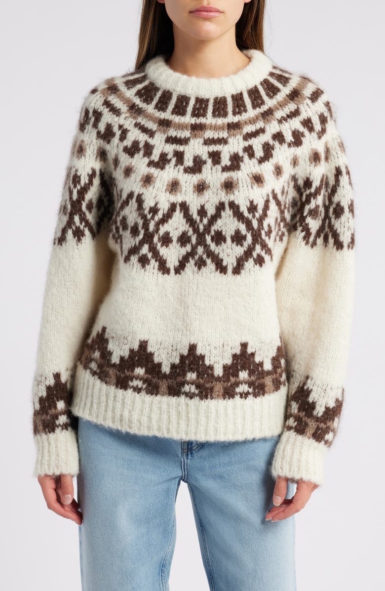 Fair Isle Alpaca Blend Sweater