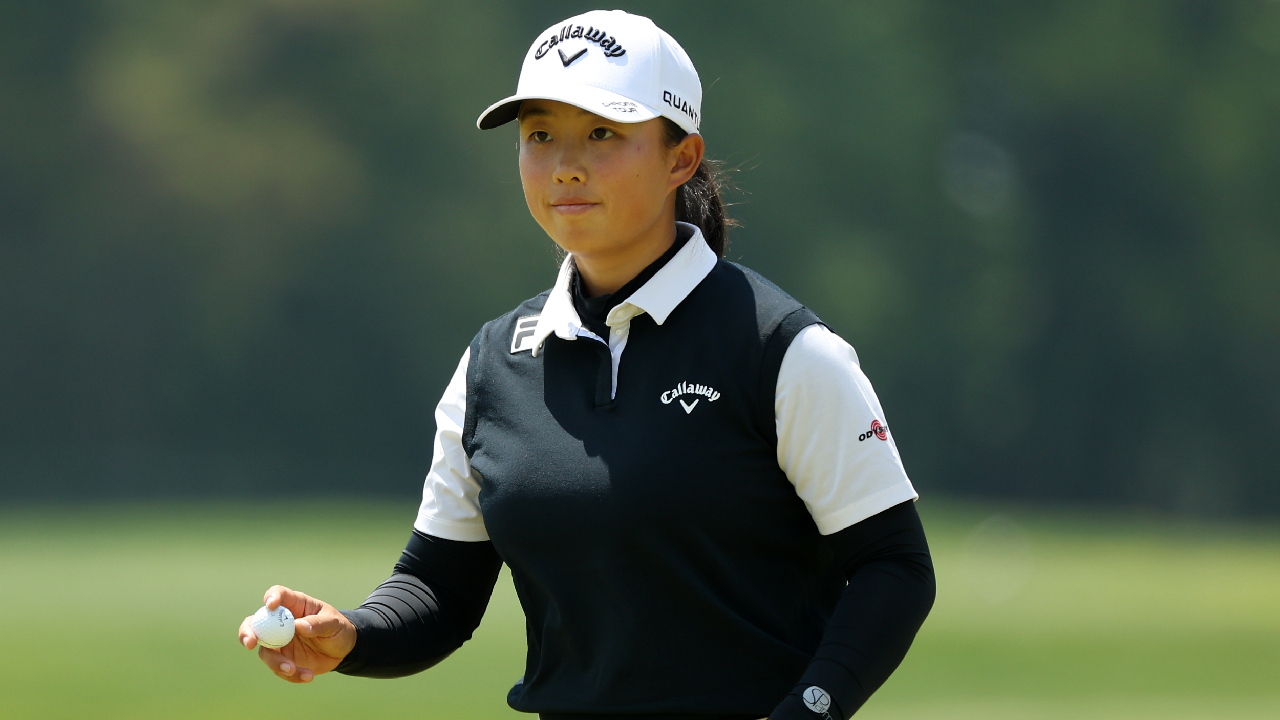 Ruoning Yin during the Mizuho Americas Open