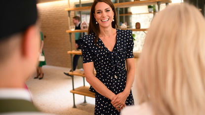 Princess Kate Wears Polka Dots To Make Her Appear Approachable