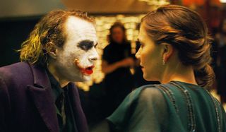 The Dark Knight The Joker gets up close with Rachel