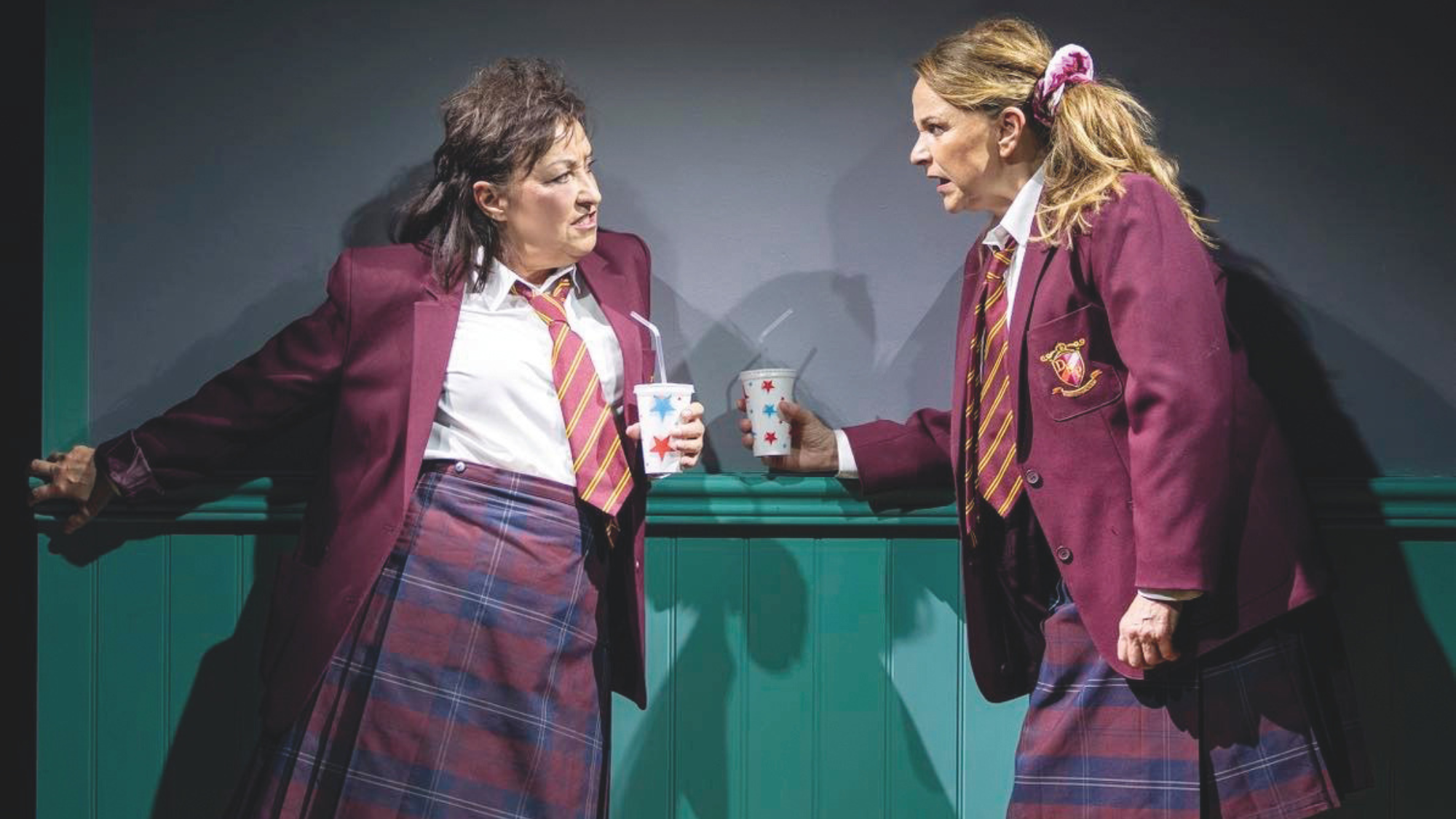 Ria Jones and Sally Ann Triplett in Fourteen Again