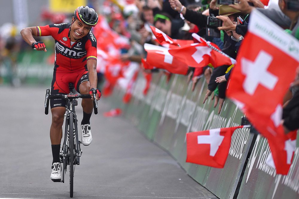 Darwin Atapuma (BMC Racing) wins stage 5 at the Tour de Suisse