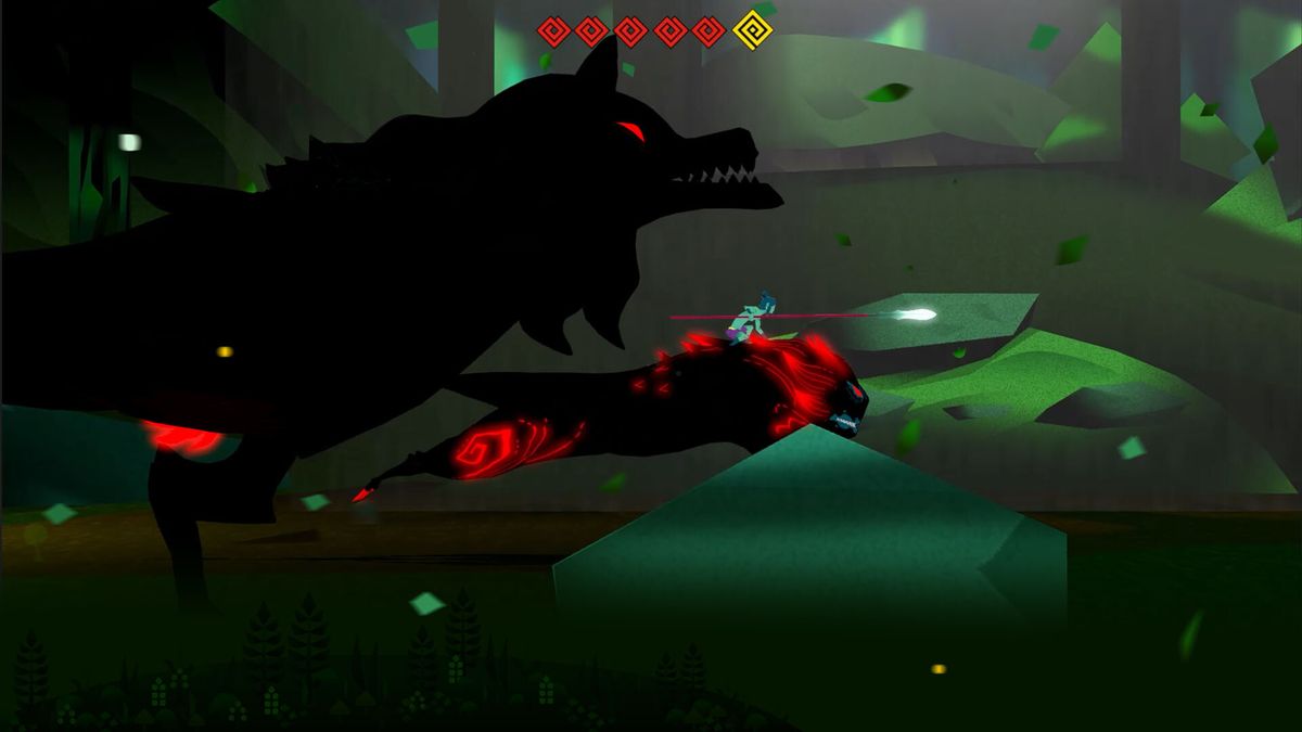 Stylised art in a video game