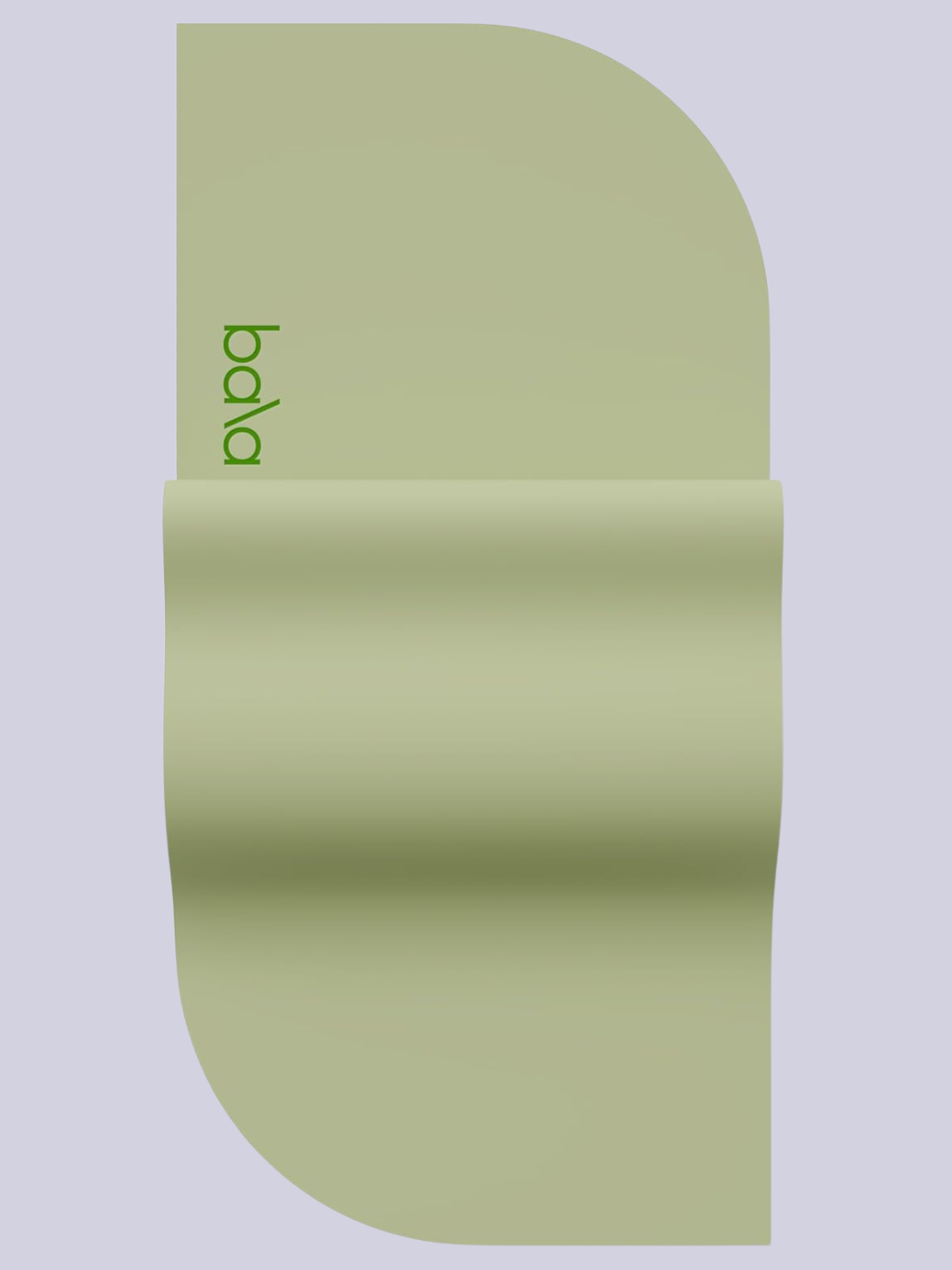 A green indoor/outdoor gym mat from Bala