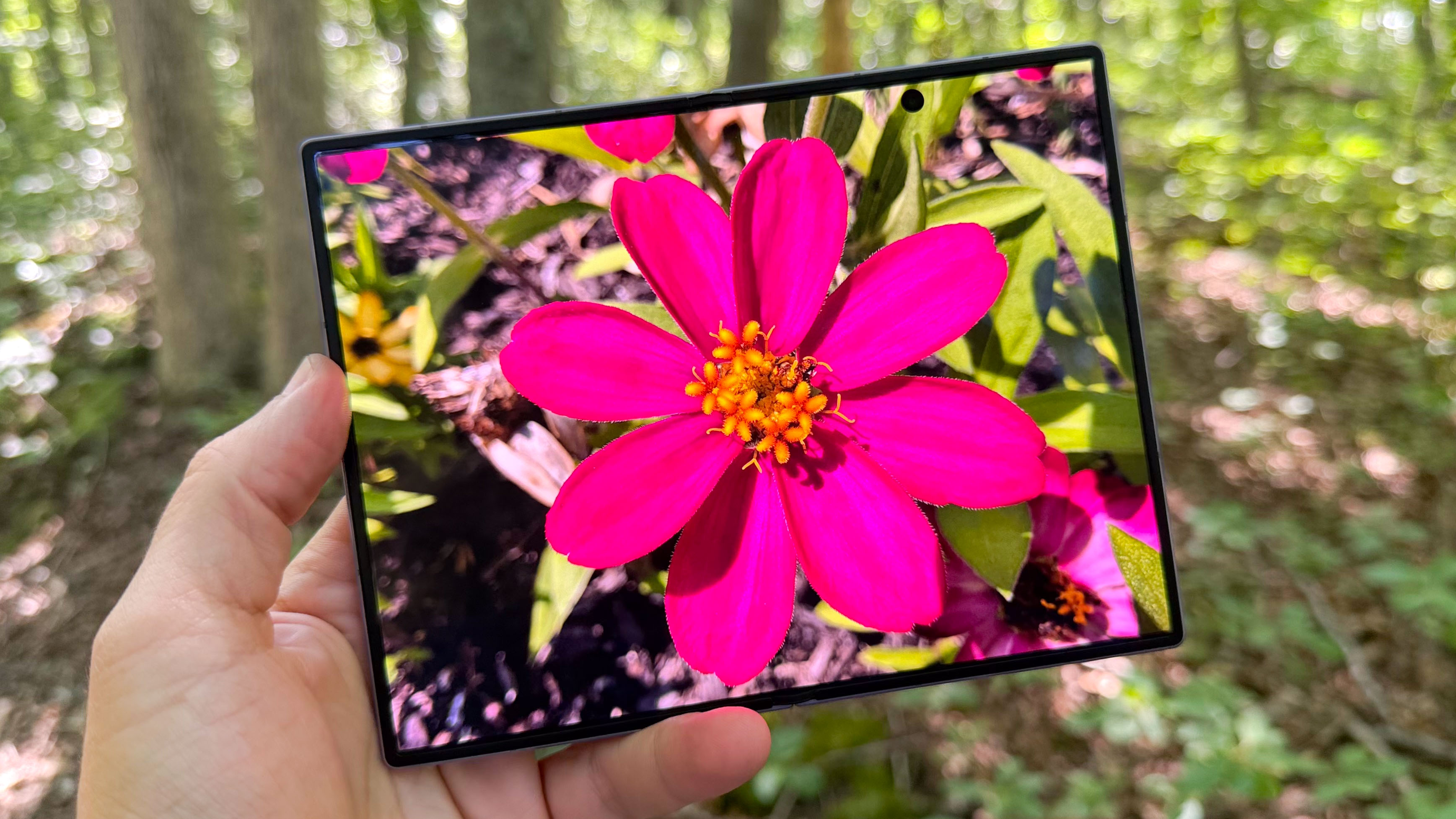 Galaxy Z Fold 8 shown held in-hand