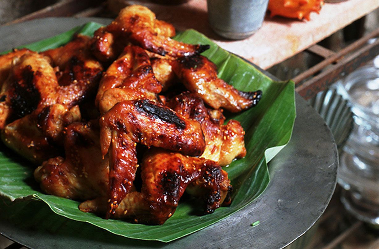 Spicy chicken wings