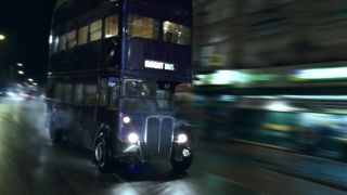 The Knight Bus in Harry Potter and the Prisoner of Azkaban.